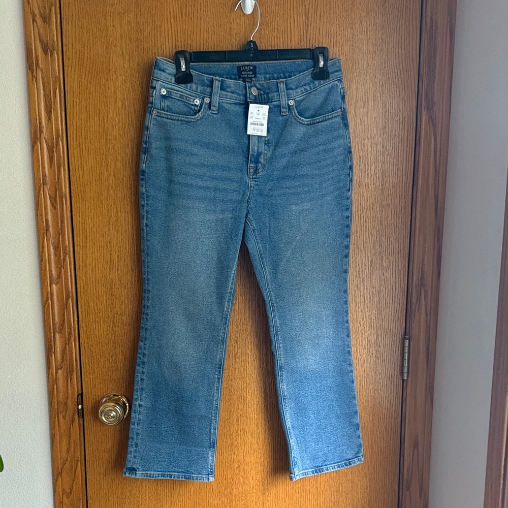 J. Crew Women's Straight Leg Blue Jeans
24 inch inseam